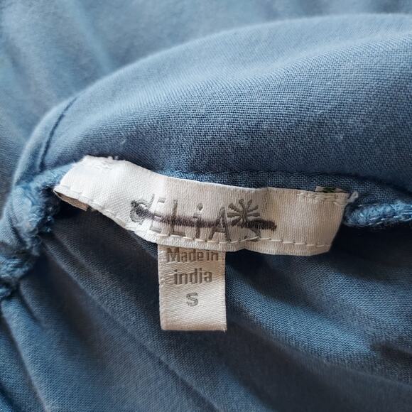 🔴3/$20 Delia's Chambray Blue Tank Dress Size S - Picture 11 of 12